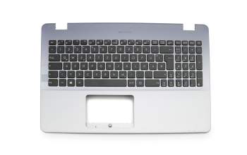 0KNB0-6116GE00 Original Asus Tastatur inkl. Topcase DE (deutsch) schwarz/silber