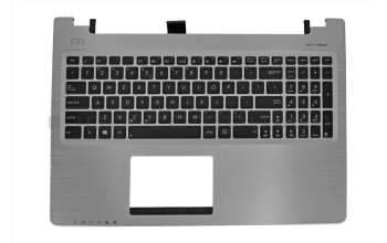 0KNB0-6127UI00 Original Asus Tastatur inkl. Topcase US (englisch) schwarz/silber
