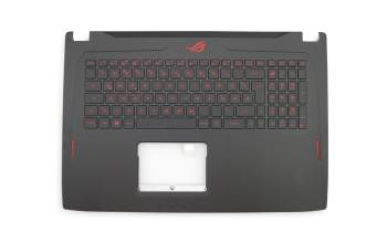 0KNB0-6615GE00 Original Asus Tastatur inkl. Topcase DE (deutsch) schwarz/schwarz mit Backlight