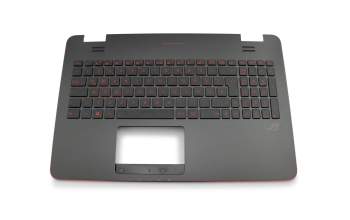 0KNB0-662CGE00 Original Asus Tastatur inkl. Topcase DE (deutsch) schwarz/schwarz mit Backlight