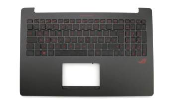 0KNB0-662MGE00 Original Asus Tastatur inkl. Topcase DE (deutsch) schwarz/schwarz mit Backlight