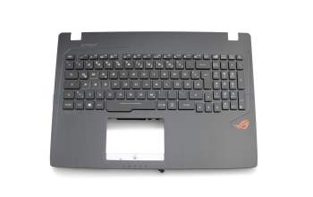 0KNB0-6676GE00 Original Asus Tastatur inkl. Topcase DE (deutsch) schwarz/schwarz mit Backlight