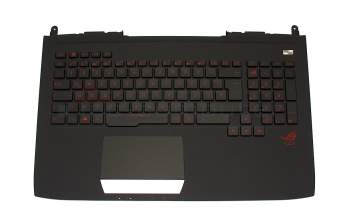 0KNB0-E601GE00 Original Asus Tastatur inkl. Topcase DE (deutsch) schwarz/schwarz mit Backlight