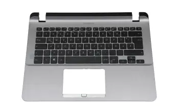 0KNB0-F126GE00 Original Asus Tastatur inkl. Topcase DE (deutsch) schwarz/silber