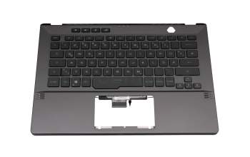 0KNR0-261FGE00 Original Asus Tastatur inkl. Topcase DE (deutsch) schwarz/grau mit Backlight