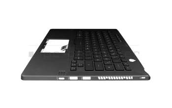 0KNR0-261FGE00 Original Asus Tastatur inkl. Topcase DE (deutsch) schwarz/grau mit Backlight