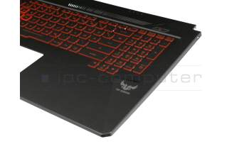 0KNR0-661CGE00 Original Asus Tastatur inkl. Topcase DE (deutsch) schwarz/rot/schwarz mit Backlight