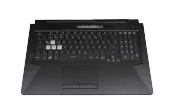 0KNR0-661VGE00 Original Asus Tastatur inkl. Topcase DE (deutsch) schwarz/transparent/schwarz mit Backlight