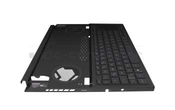 0KNR0-681KGE00 Original IEC Tastatur inkl. Topcase DE (deutsch) schwarz/schwarz mit Backlight
