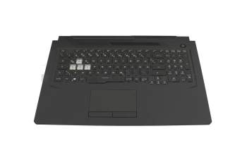 0KNR0-681WGE00 Original Asus Tastatur inkl. Topcase DE (deutsch) schwarz/transparent/schwarz mit Backlight