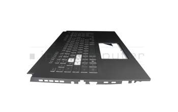 0KNR0-6910GE00 Original Asus Tastatur inkl. Topcase DE (deutsch) schwarz/transparent/grau mit Backlight