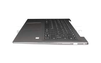 0KO00TI Original Lenovo Tastatur inkl. Topcase DE (deutsch) grau/bronze mit Backlight (ohne Fingerprint)