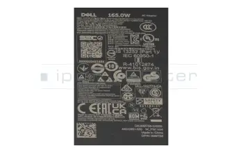 0N9RDH Original Dell USB-C GaN-Netzteil 165,0 Watt