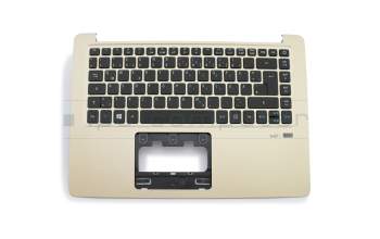 0NK1-092GE13 Original Acer Tastatur inkl. Topcase DE (deutsch) schwarz/gold mit Backlight