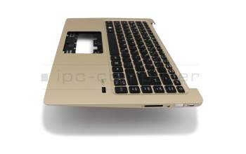 0NK1-092GE13 Original Acer Tastatur inkl. Topcase DE (deutsch) schwarz/gold mit Backlight