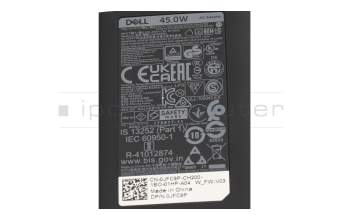 0P07C8 Original Dell USB-C Netzteil 45,0 Watt kleine Bauform Small Slim