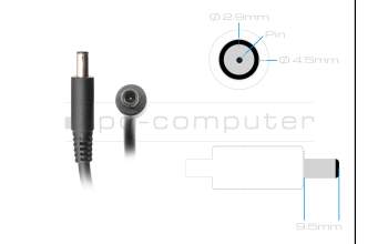 0X8W1 Original Dell Netzteil 65,0 Watt