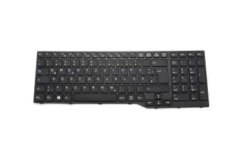 CP670825-04 Fujitsu Tastatur DE (deutsch) schwarz/schwarz matt