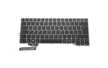 CP629211-XX Original Fujitsu Tastatur DE (deutsch) schwarz/grau mit Backlight
