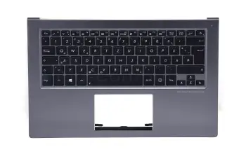 90NB02P1-R31GE0 Original Asus Tastatur inkl. Topcase DE (deutsch) schwarz/silber mit Backlight