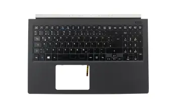 60.MQLN1.008 Original Acer Tastatur inkl. Topcase DE (deutsch) schwarz/schwarz mit Backlight