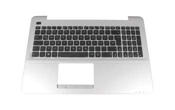 Tastatur inkl. Topcase DE (deutsch) schwarz/silber original für Asus K555LB-XO474T