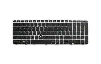 836623-041 Original HP Tastatur DE (deutsch) schwarz mit Backlight und Mouse-Stick
