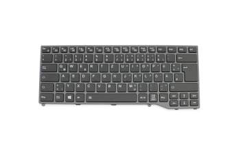 FUJ:CP724733-XX Original Fujitsu Tastatur DE (deutsch) schwarz/schwarz matt mit Backlight