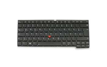01EN735 Original Lenovo Tastatur DE (deutsch) schwarz/schwarz matt mit Backlight