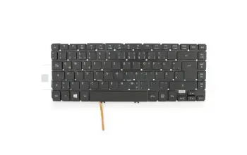 Tastatur DE (deutsch) schwarz mit Backlight original für Acer TravelMate P6 (P648-MG)