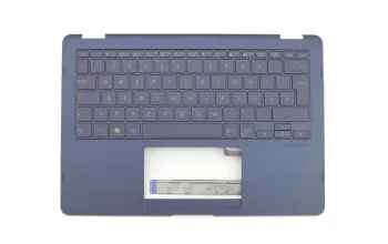 90NB0EN1-R30100 Original Asus Tastatur inkl. Topcase DE (deutsch) schwarz/blau mit Backlight
