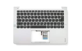 Tastatur inkl. Topcase DE (deutsch) schwarz/silber mit Backlight original für Lenovo IdeaPad 710S-13IKB (80VQ)