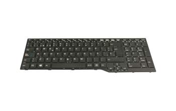 FUJ:CP672257-XX Original Fujitsu Tastatur SP (spanisch) schwarz/schwarz matt mit Mouse-Stick
