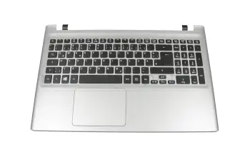 60.M41N7.044 Original Acer Tastatur inkl. Topcase DE (deutsch) schwarz/silber