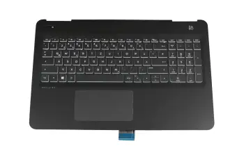 AEG37G02010 Original HP Tastatur inkl. Topcase DE (deutsch) schwarz/schwarz