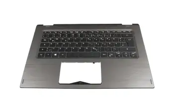 6B.GUWN1.008 Original Acer Tastatur inkl. Topcase DE (deutsch) schwarz/grau