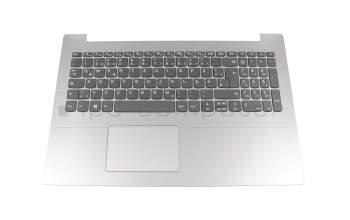 PK1314F3A19 Original LCFC Tastatur inkl. Topcase DE (deutsch) grau/silber