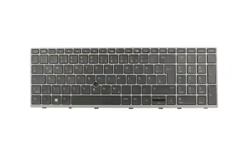 L17971-041 Original HP Tastatur DE (deutsch) schwarz mit Backlight und Mouse-Stick