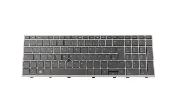 L38064-041 Original HP Tastatur DE (deutsch) schwarz mit Backlight und Mouse-Stick (SureView)
