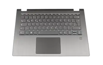 5CB0R08491 Original Lenovo Tastatur inkl. Topcase DE (deutsch) grau/grau mit Backlight