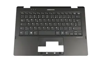 40069365 Original Medion Tastatur inkl. Topcase DE (deutsch) schwarz/schwarz