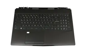 957-16P63E-C06 Original MSI Tastatur inkl. Topcase DE (deutsch) schwarz/schwarz mit Backlight