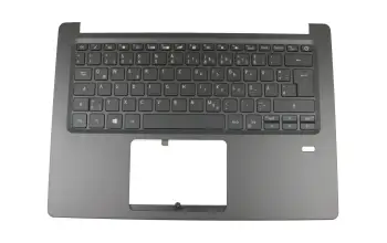 Tastatur inkl. Topcase DE (deutsch) schwarz/schwarz mit Backlight original f&uuml;r Acer Swift 1 (SF114-32)