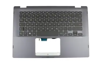 90NB0N31-R31GE1 Original Asus Tastatur inkl. Topcase DE (deutsch) schwarz/blau mit Backlight