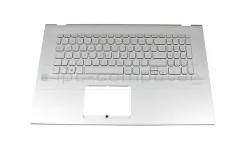 90NB0PI1-R31GE0 Original Asus Tastatur inkl. Topcase DE (deutsch) silber/silber