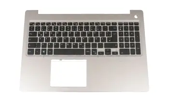D5P46 Original Dell Tastatur inkl. Topcase DE (deutsch) schwarz/gold