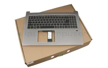 Tastatur inkl. Topcase DE (deutsch) schwarz/silber mit Backlight original f&uuml;r Acer Swift 3 (SF315-41)