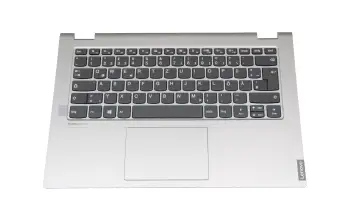 5CB0S17558 Original Lenovo Tastatur inkl. Topcase DE (deutsch) grau/silber (ohne Hintergrundbeleuchtung)