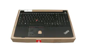 5M10W64625 Original Lenovo Tastatur inkl. Topcase DE (deutsch) schwarz/schwarz mit Backlight und Mouse-Stick
