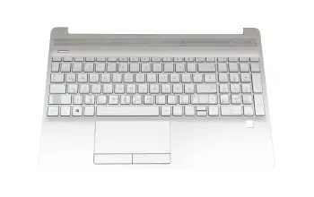 L52155-041 Original HP Tastatur inkl. Topcase DE (deutsch) silber/silber